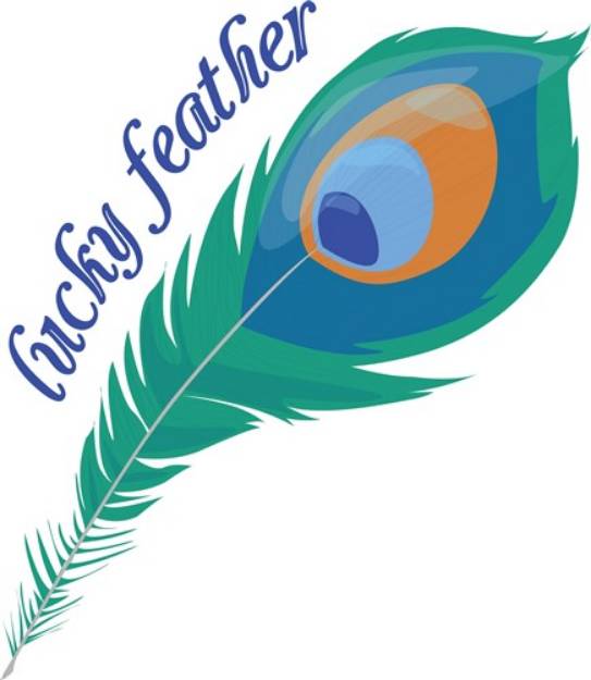 Picture of Lucky Feather SVG File