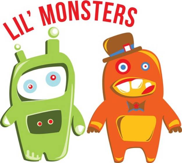 Picture of Lil Monsters SVG File