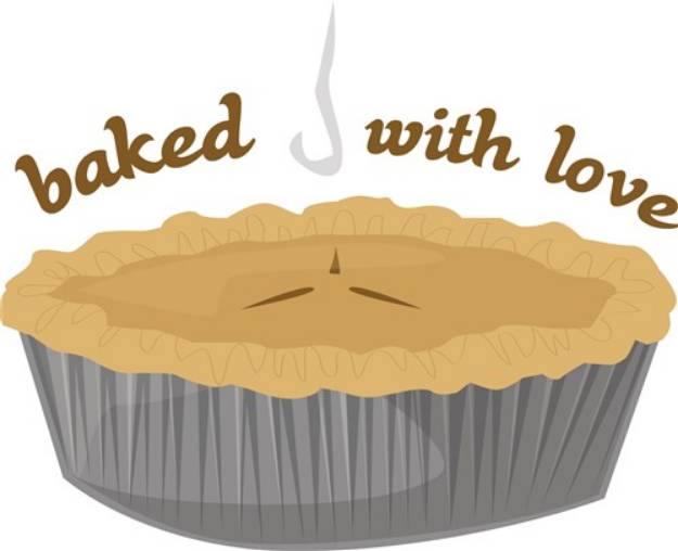 Picture of Baked With Love SVG File
