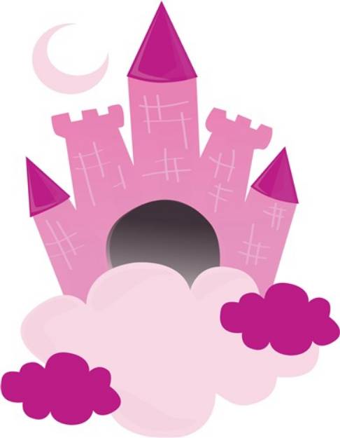 Picture of Pink Castle SVG File