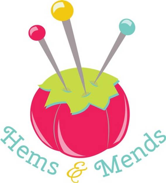 Picture of Hems & Mends SVG File