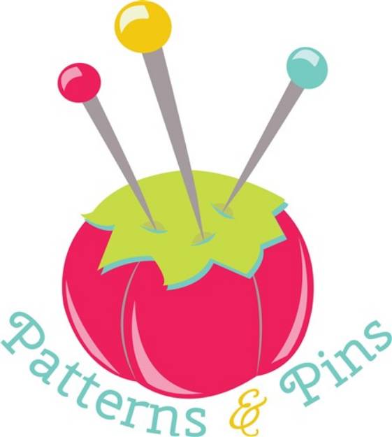 Picture of Patterns & Pins SVG File