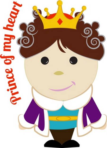 Picture of Prince Of My Heart SVG File