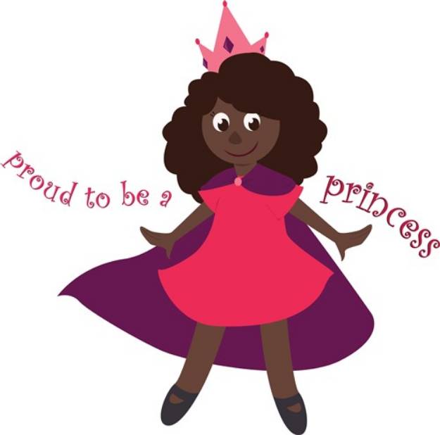 Picture of Proud Princess SVG File