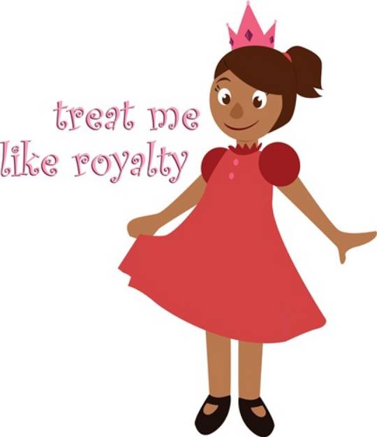 Picture of Treat Me Royal SVG File