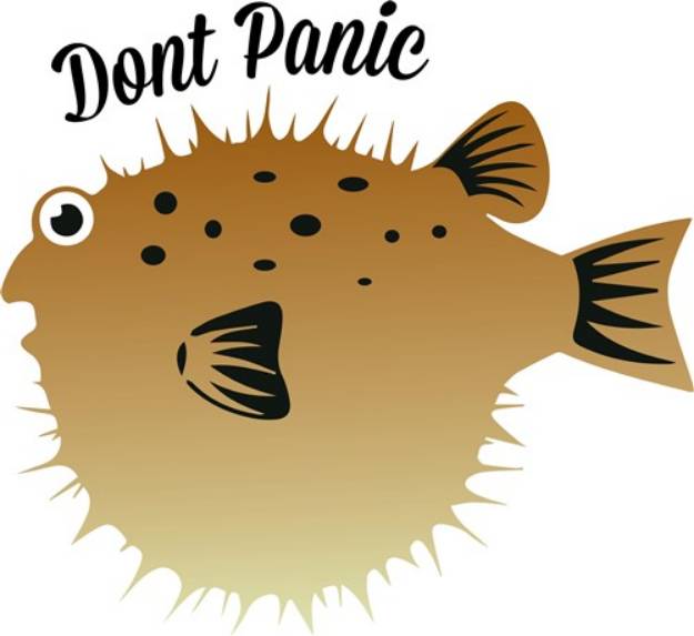 Picture of Dont Panic SVG File