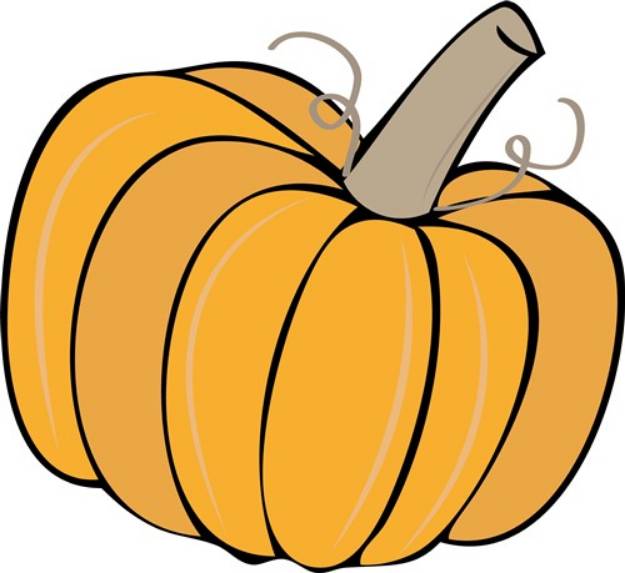 Picture of A Pumpkin SVG File