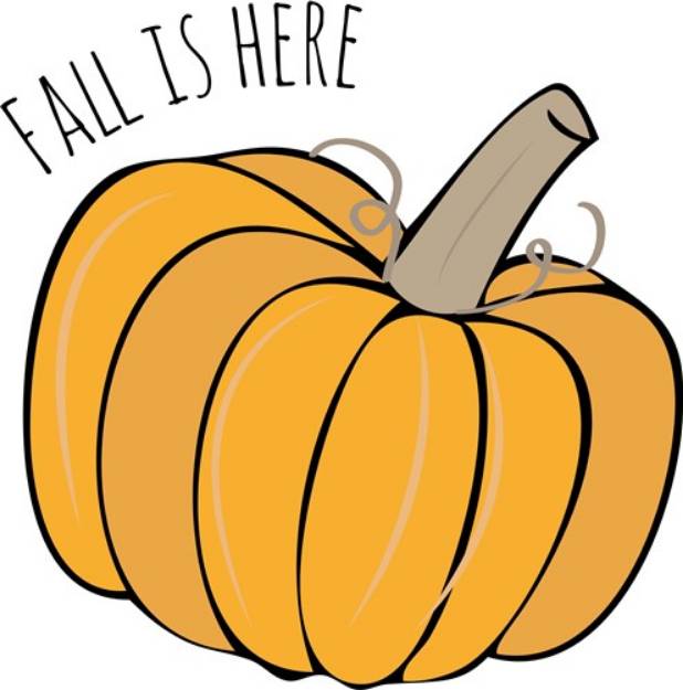 Picture of Fall Is Here SVG File