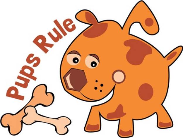 Picture of Pups Rule SVG File