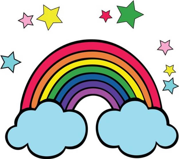 Picture of Rainbow SVG File