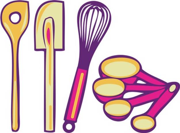 Picture of Baking Supplies SVG File