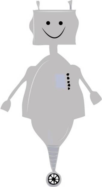 Picture of Happy Robot SVG File