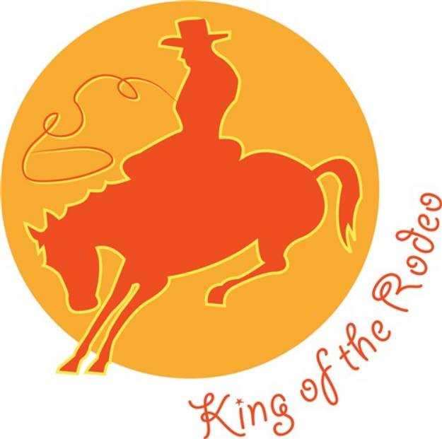 Picture of King Of Rodeo SVG File