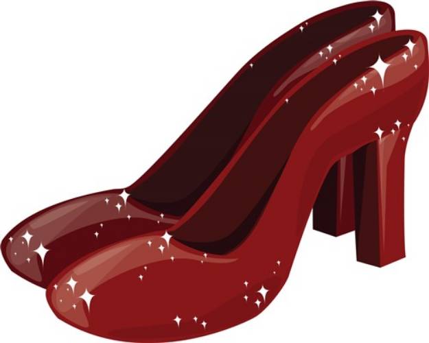 Picture of Red Shoes SVG File