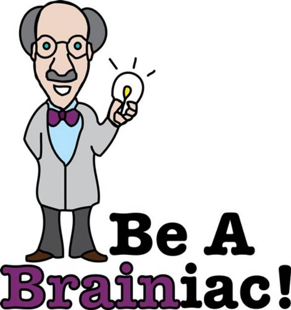 Picture of Be A Brainiac SVG File