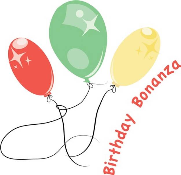 Picture of Birthday Bonanza SVG File