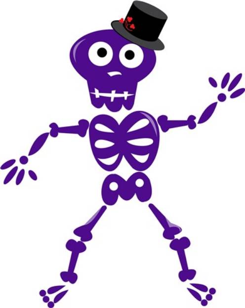 Picture of Silly Skeleton SVG File
