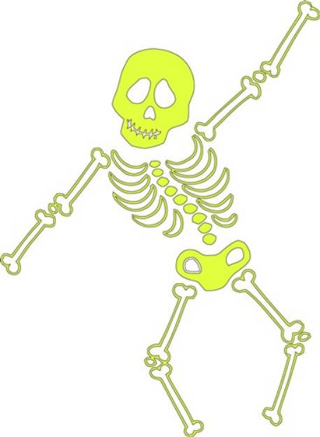 Picture of Funky Skeleton SVG File