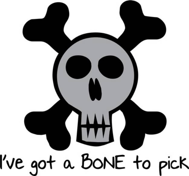 Picture of Bone To Pick SVG File