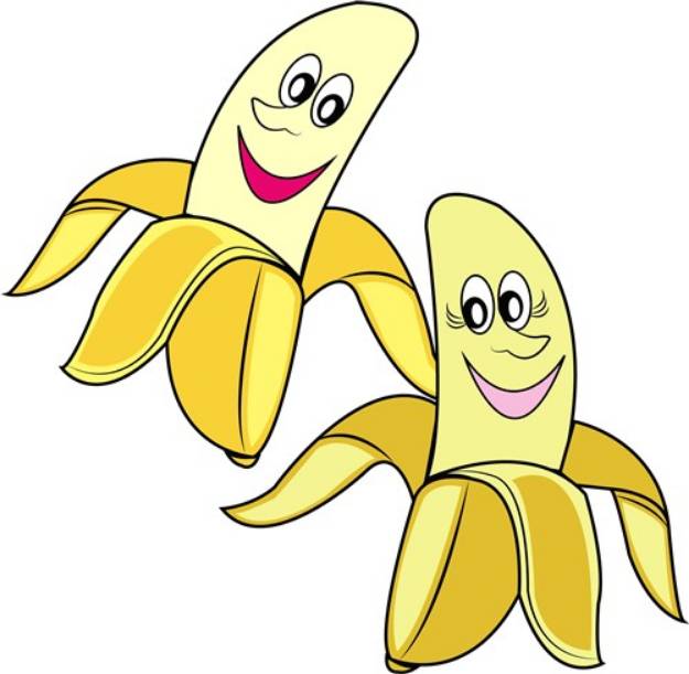 Picture of Happy Bananas SVG File