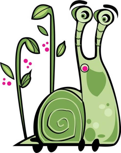 Picture of Funny Snail SVG File