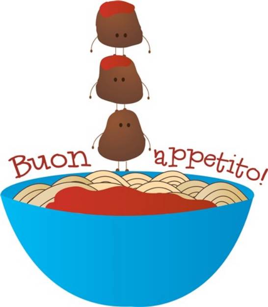 Picture of Buon Appetito SVG File