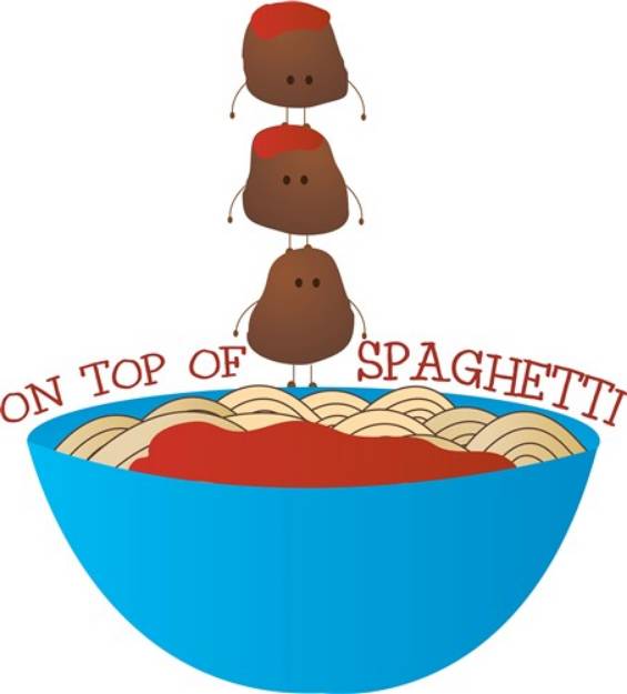 Picture of Top Of Spaghetti SVG File