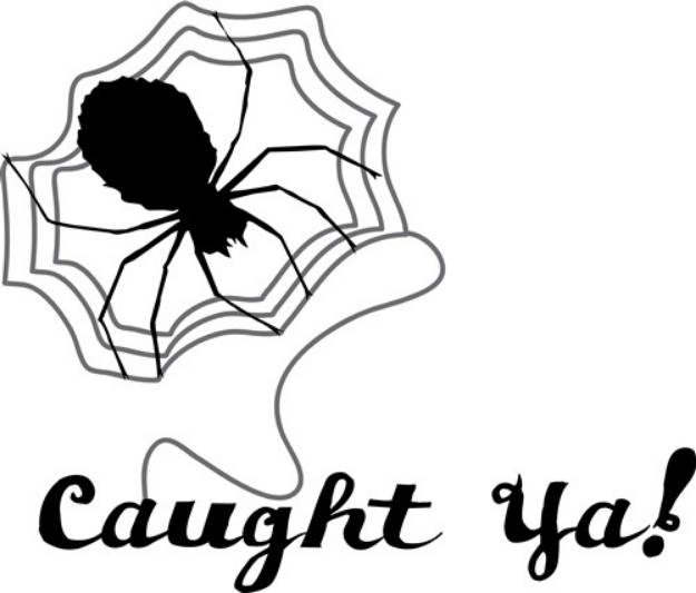 Picture of Caught Ya SVG File