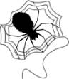 Picture of Spider And Web SVG File