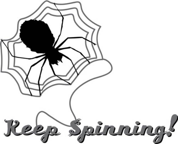 Picture of Keep Spinning SVG File