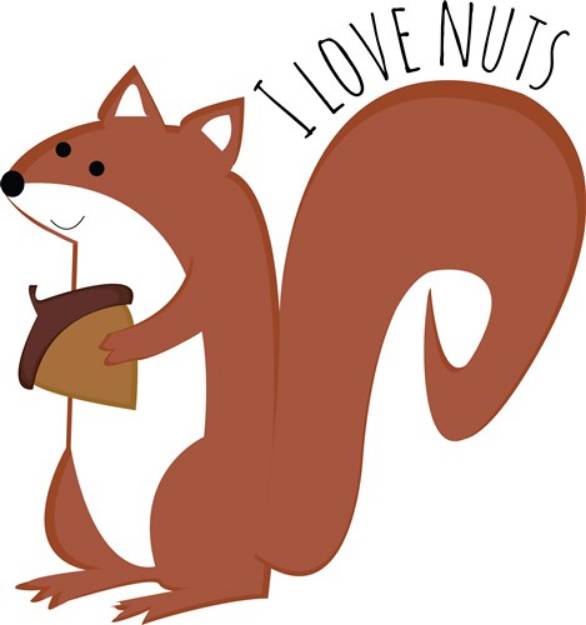 Picture of Love Nuts SVG File