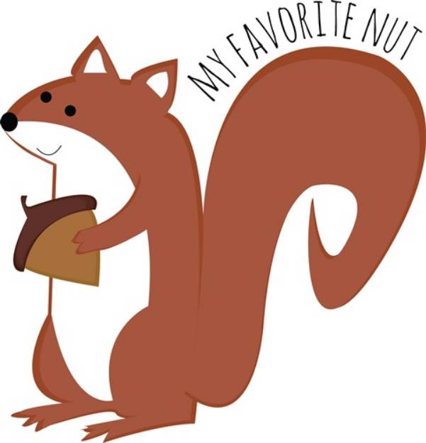 Picture of Favorite Nut SVG File