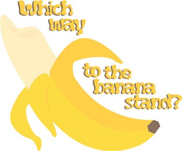 Picture of The Banana Stand SVG File