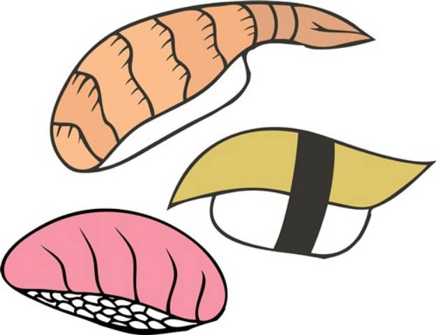 Picture of Sushi SVG File