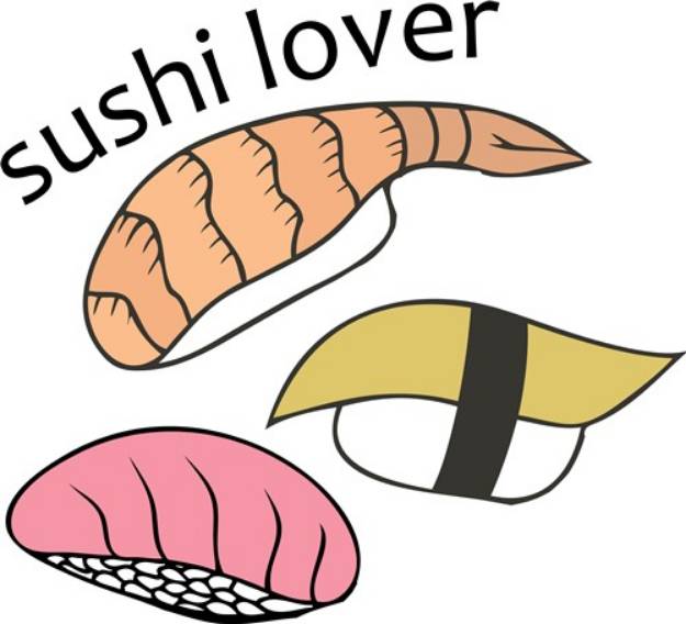 Picture of Sushi Lover SVG File