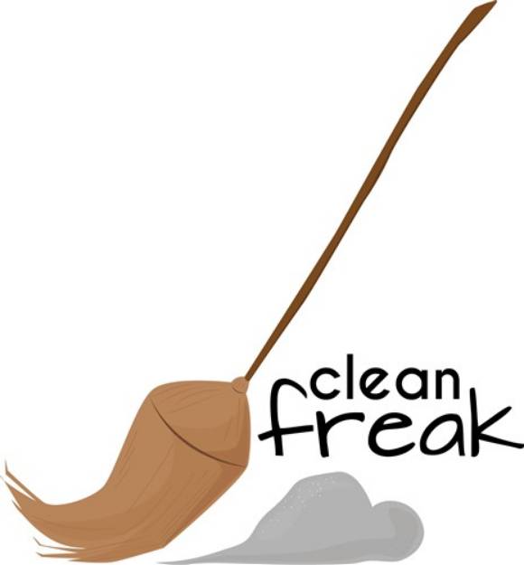 Picture of Clean Freak SVG File