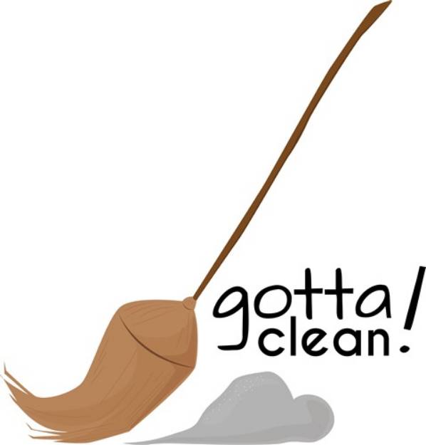 Picture of Gotta Clean SVG File