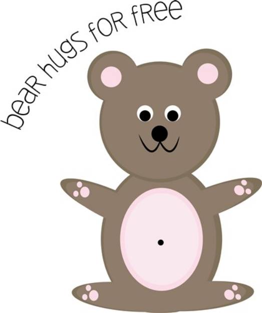 Picture of Bear Hugs SVG File