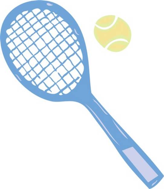 Picture of Tennis Racket SVG File