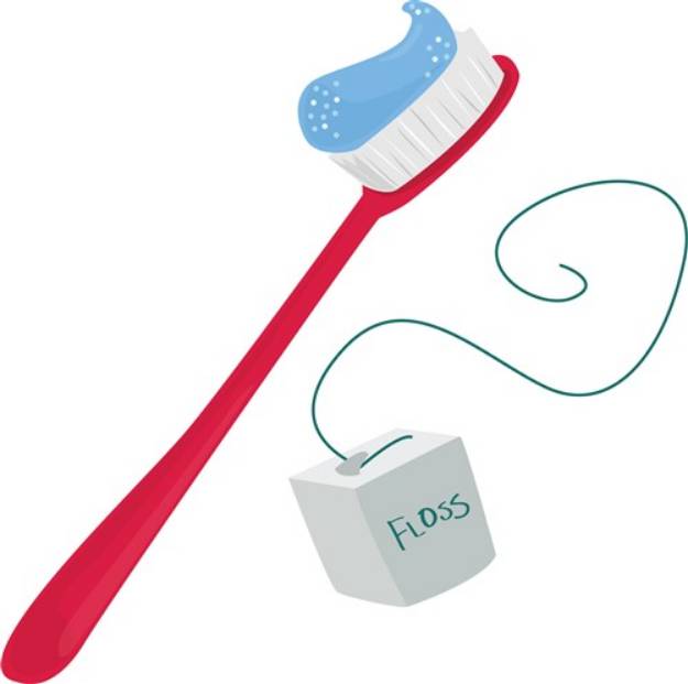 Picture of Tooth Brush SVG File