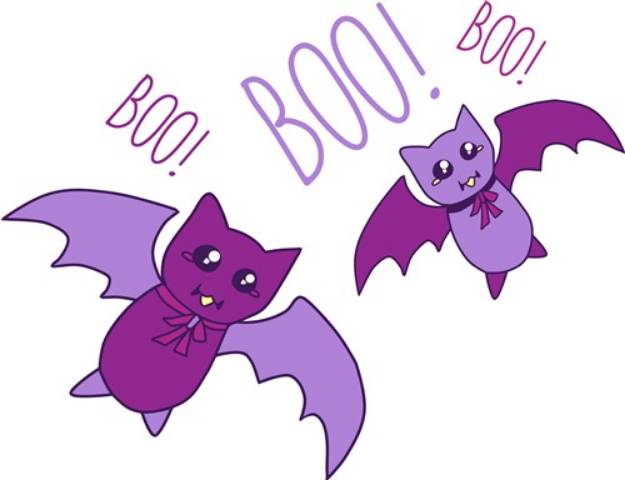 Picture of Boo Bats SVG File