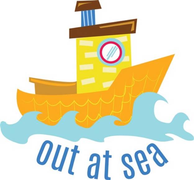 Picture of Out At Sea SVG File