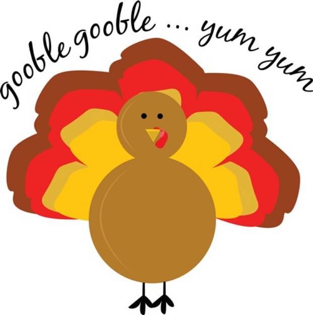 Picture of Gobble Yum yum SVG File