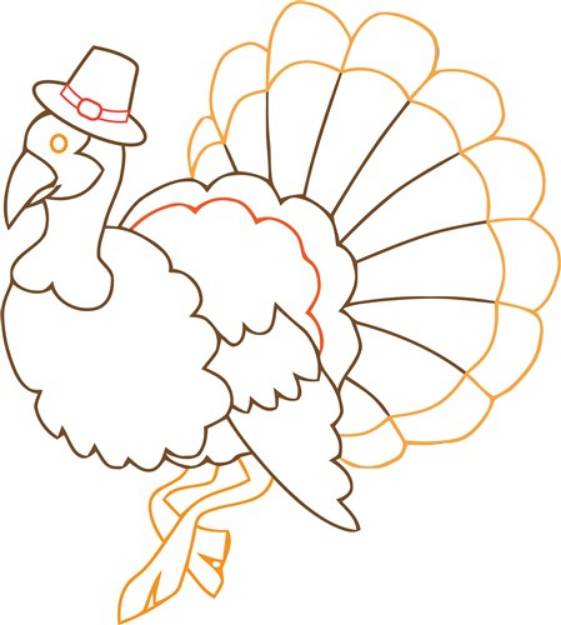 Picture of Turkey Outline SVG File