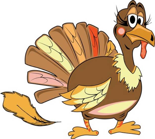 Picture of Funny Turkey SVG File