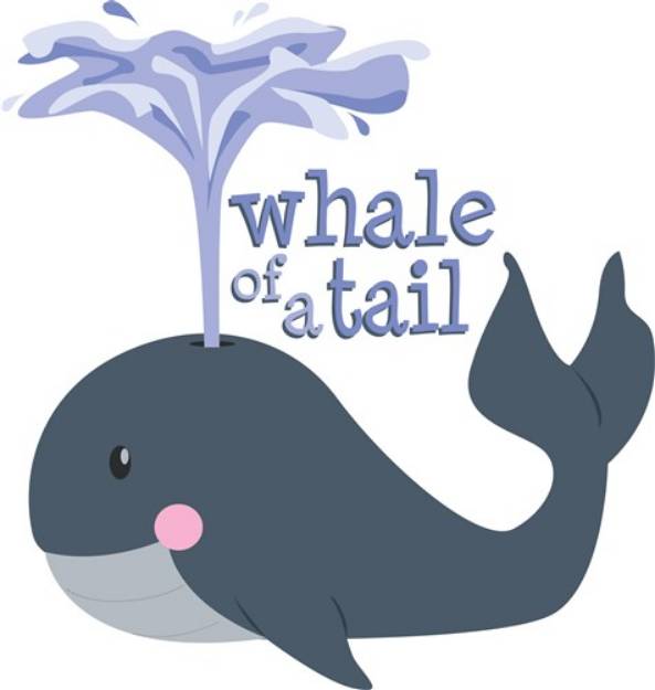 Picture of Whale Of Tale SVG File