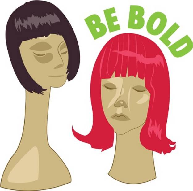 Picture of Bold Wigs SVG File