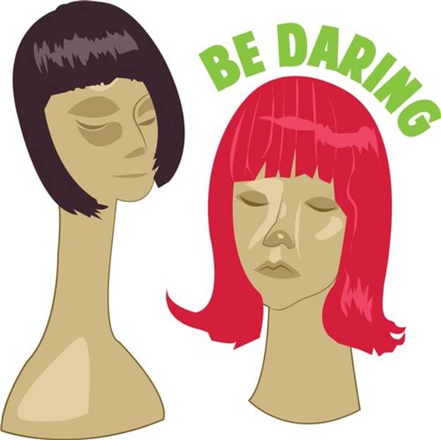 Picture of Daring Wigs SVG File