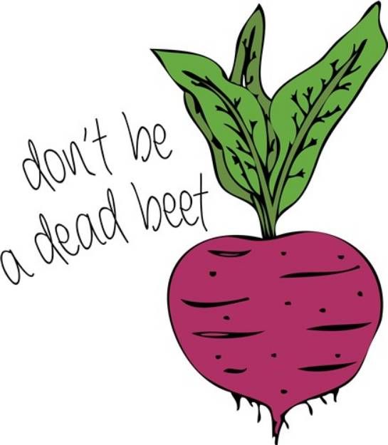 Picture of Dead Beet SVG File