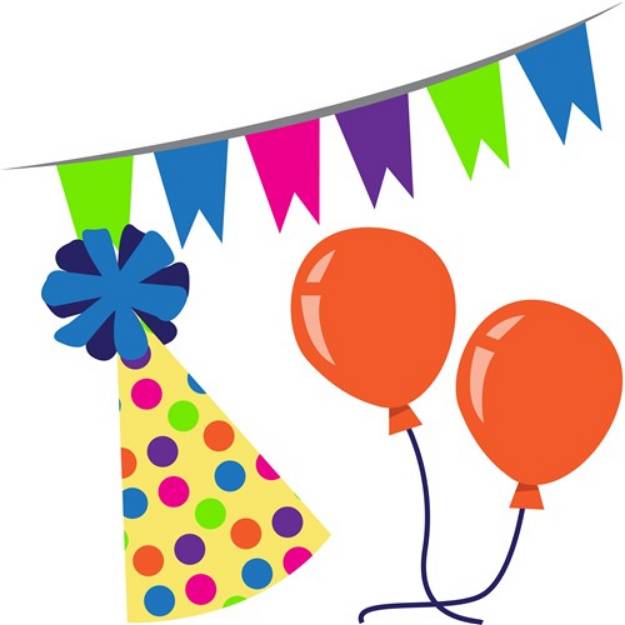 Picture of Birthday Party SVG File